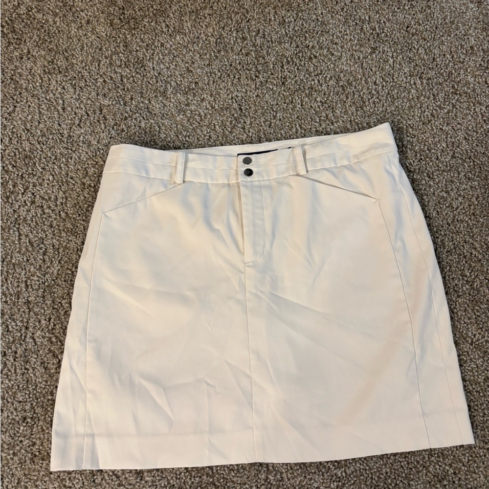 Polo Golf Ralph Lauren Women's Cream A-Line Skort